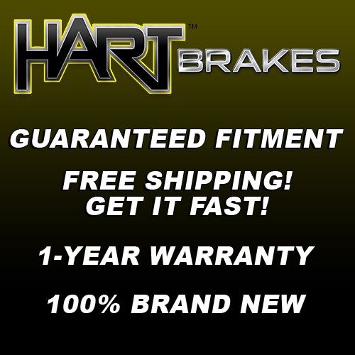 HartBrakes *OE REPLACEMENT* Brake Rotors *Plus Ceramic Pads F1617 FRONT KIT