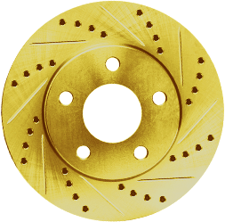 Gold Hart Rotor - Drilled and Slotted