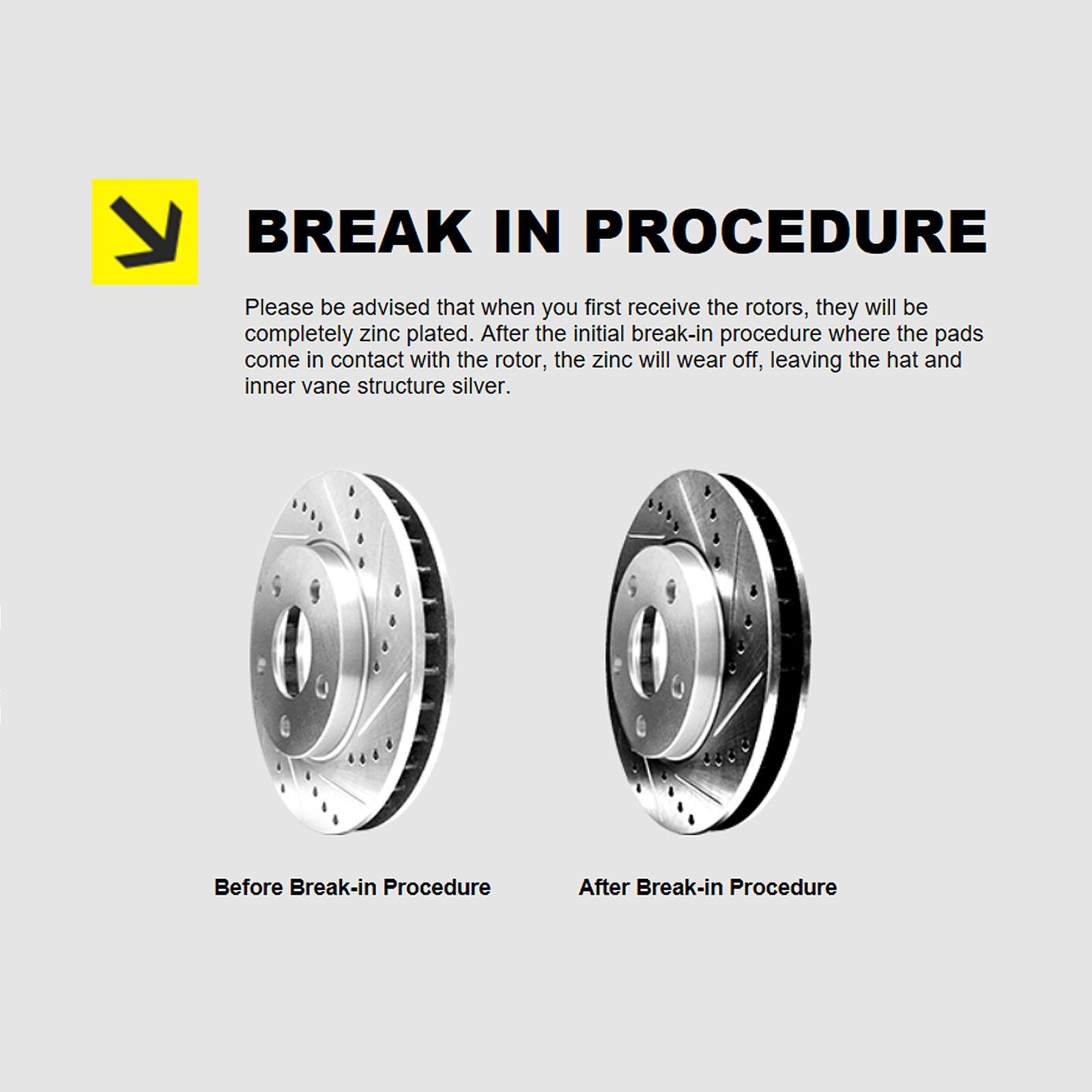 PLATINUM HART DRILLED SLOT BRAKE ROTORS AND CERAMIC PAD PHCC.3403302 FULL KIT
