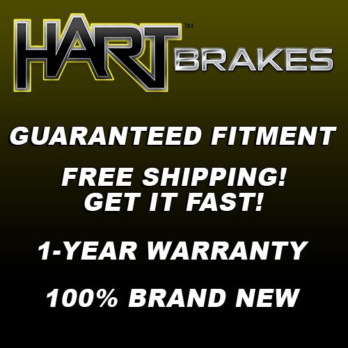 FRONT KIT HartBrakes *OE REPLACEMENT* Brake Rotors *Plus Ceramic Pads F2463